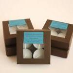 Natural Wax Tea Light Candles Set Of 4 Insect..