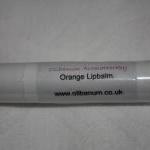Orange Lipbalm Tube 4.5ml. Handmade By Olibanum..
