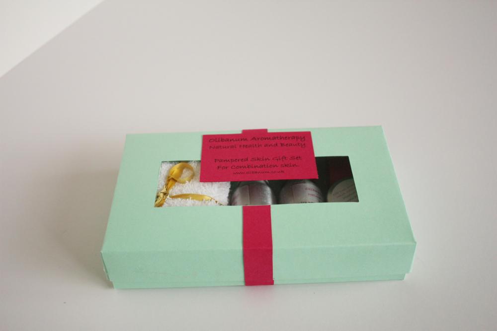 Gift Set For Combination Skin Handmade By Olibanum Aromatherapy In The Uk